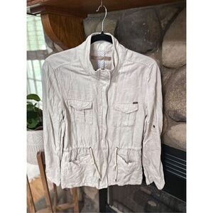 Max jeans linen jacket
